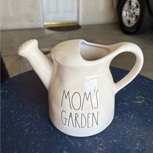 Rae Dunn Cream Watering Can - Mom's Garden